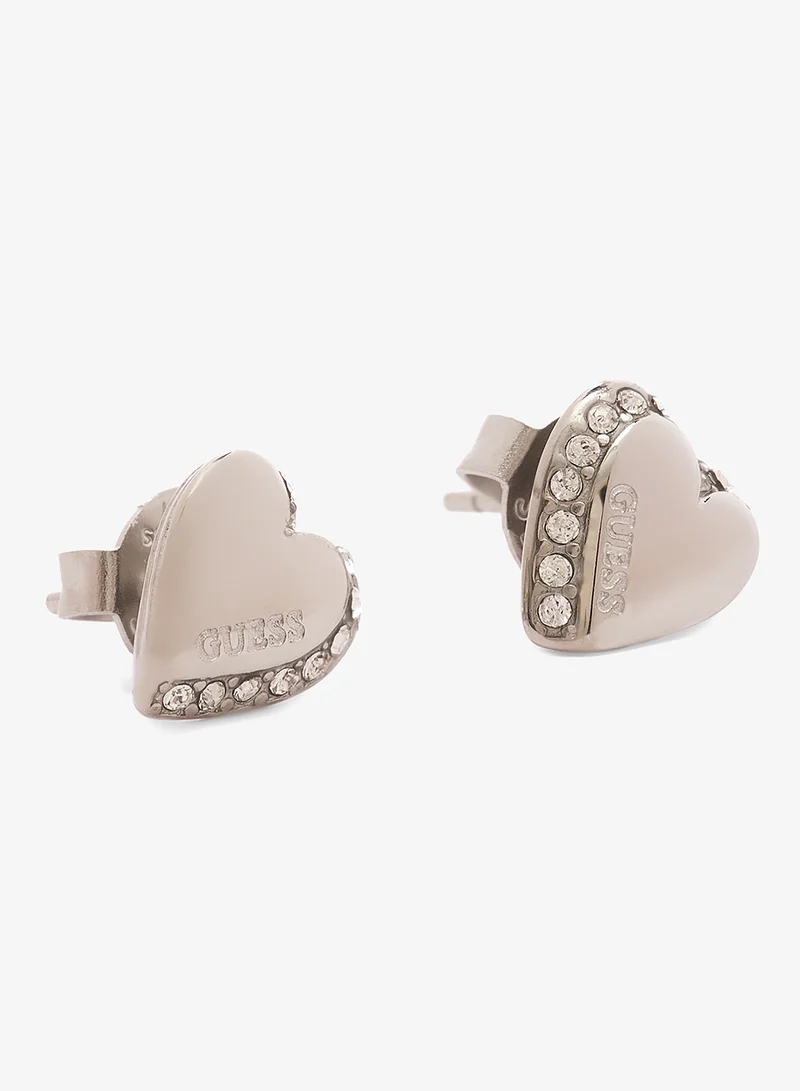 GUESS  Heart Bracelet And  Studs for Women | Best Price UAE